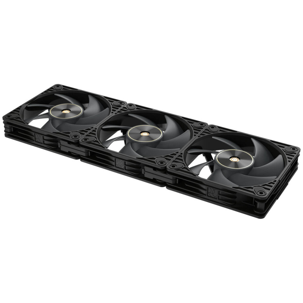 ASUS ProArt PF120 PWM Case Fans, 3,000 RPM, 28 mm - Pack of 3, Black