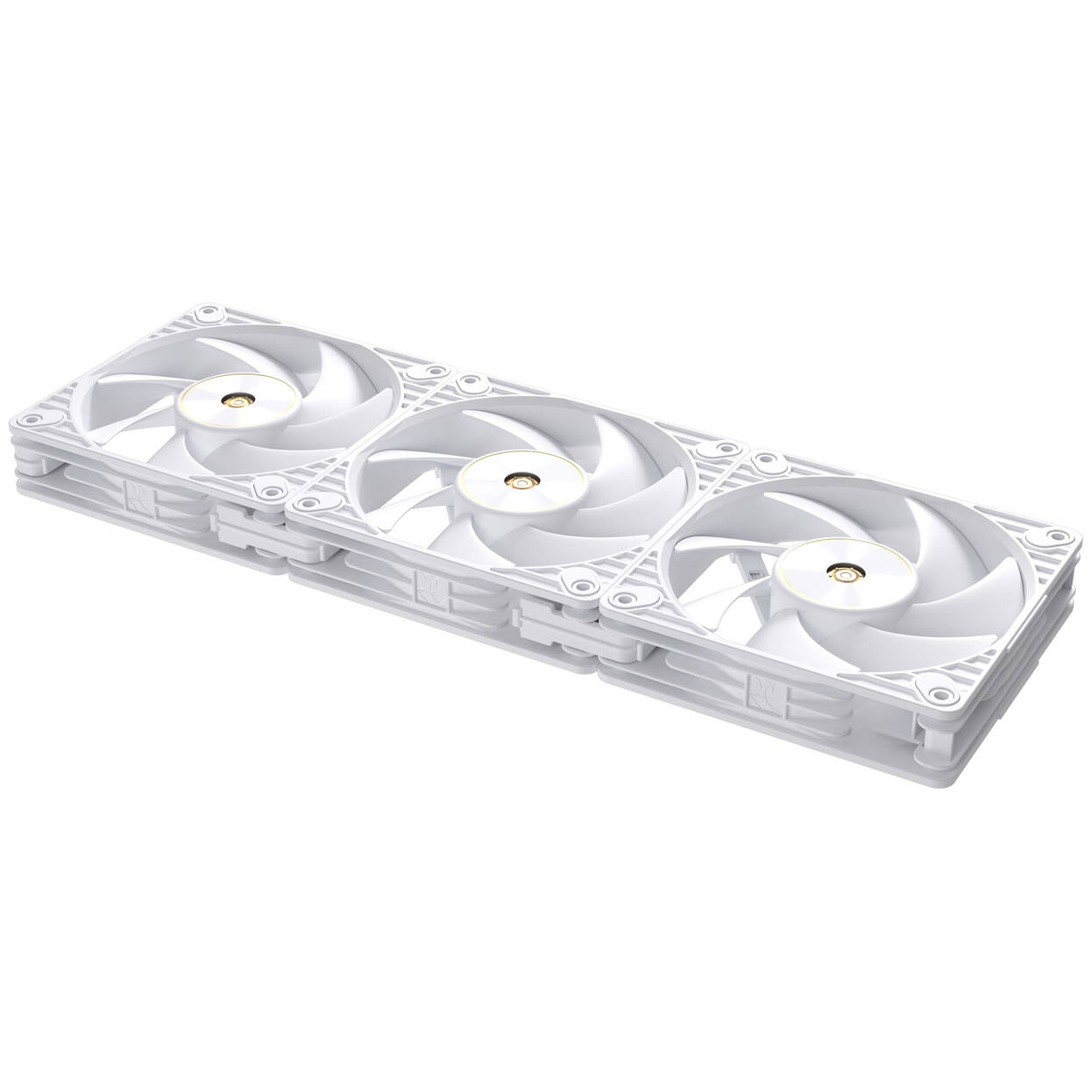 ASUS ProArt PF120 PWM Case Fans, 3,000 RPM, 28 mm - Pack of 3, White