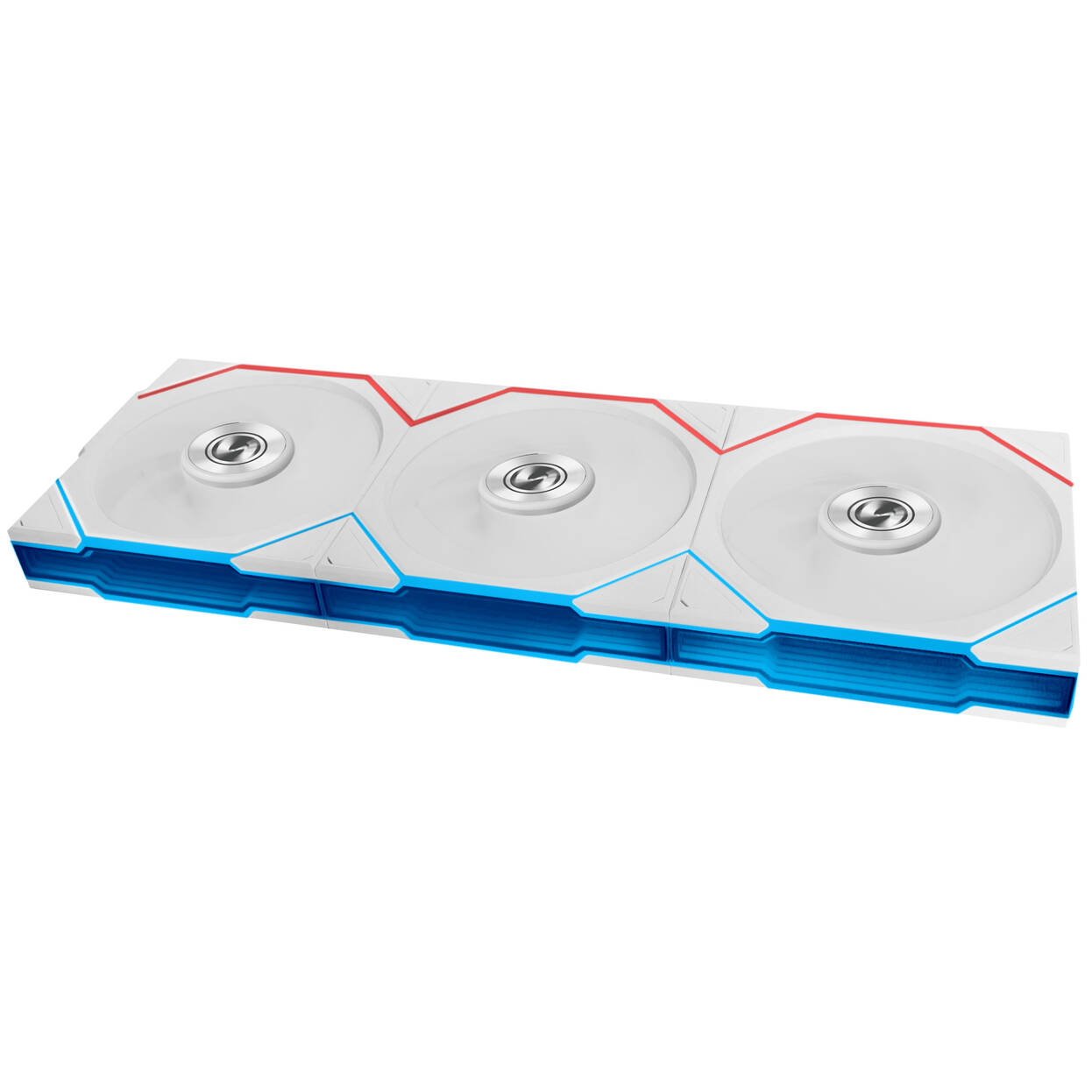 Lian Li UNI FAN TL FLEX Wireless Fan, ARGB - 120mm, white, pack of 3 with controller : image 1