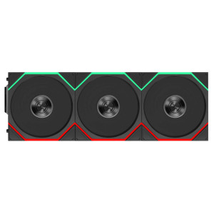 Lian Li UNI FAN TL FLEX Wireless Fan, ARGB - Reverse Blade 120mm, black, 3-pack with controller