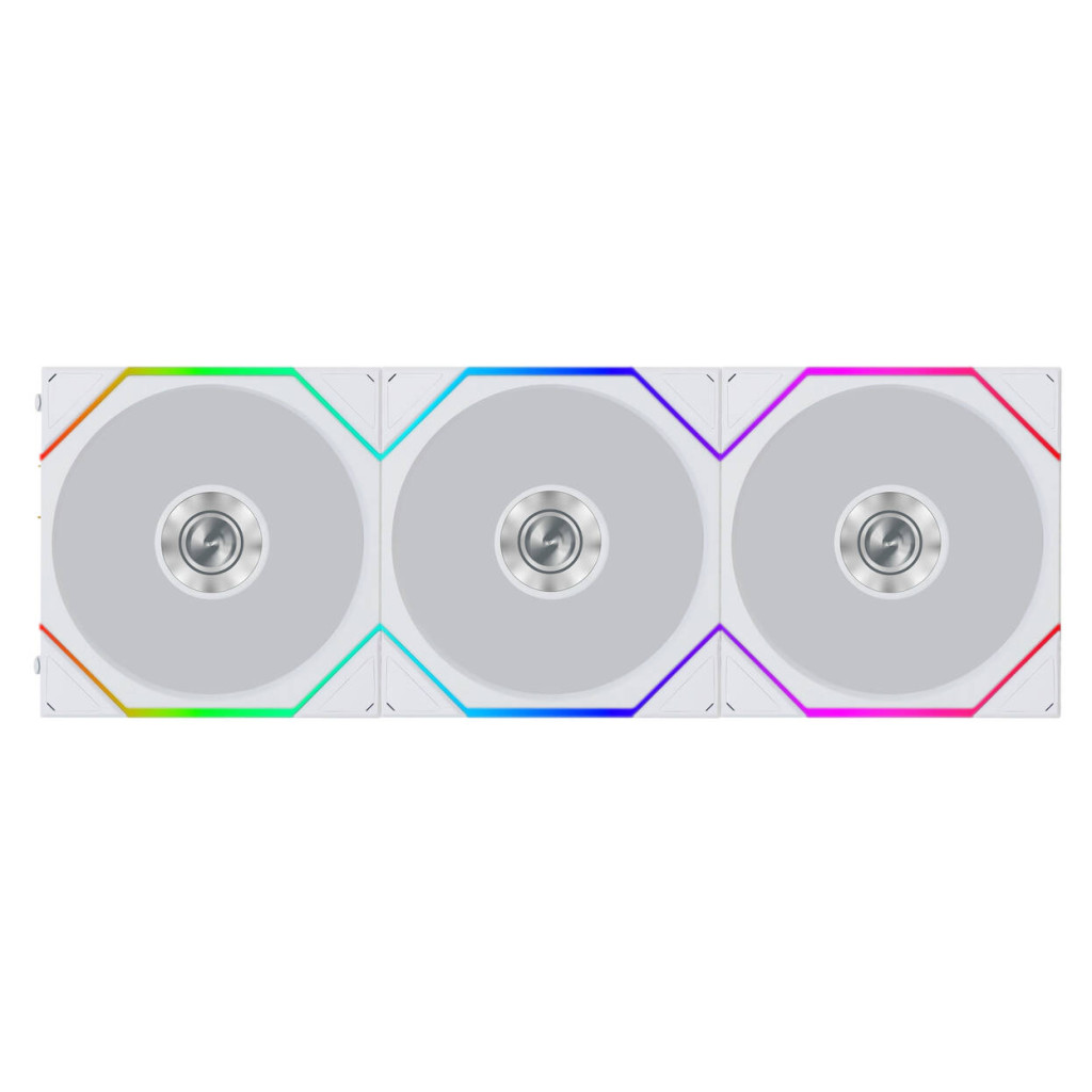 Lian Li UNI FAN TL FLEX Wireless Fan, ARGB - Reverse Blade 120mm, white, 3-pack with controller