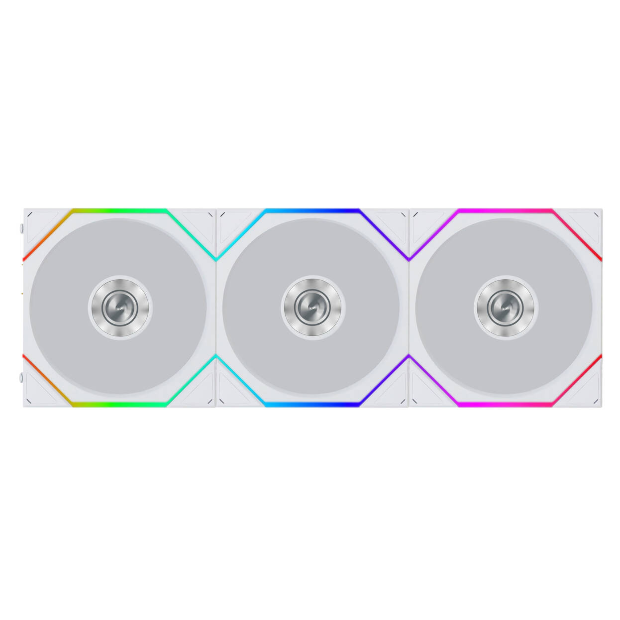 Lian Li UNI FAN TL FLEX Wireless Fan, ARGB - Reverse Blade 120mm, white, 3-pack with controller
