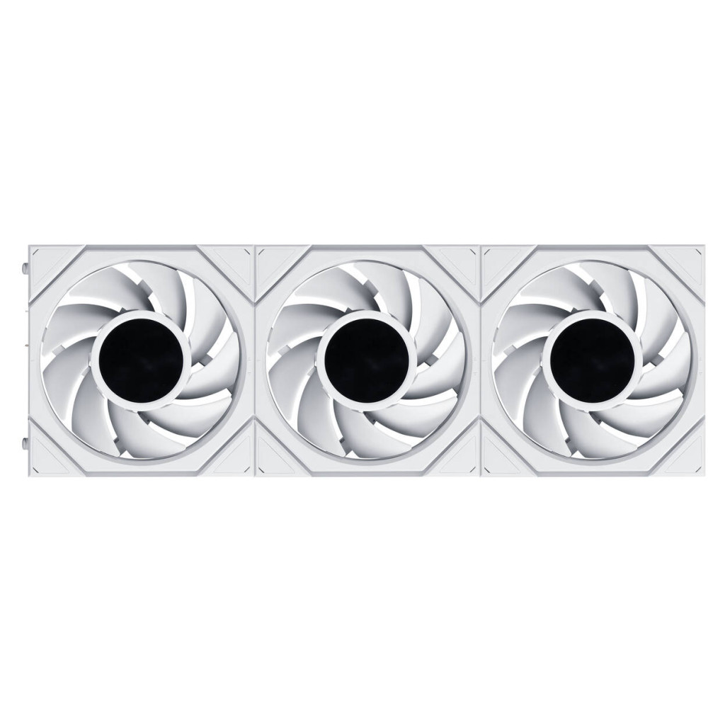 Lian Li UNI FAN TL LCD FLEX Wireless Fan, ARGB and LCD - 120mm, white, 3-pack with controller