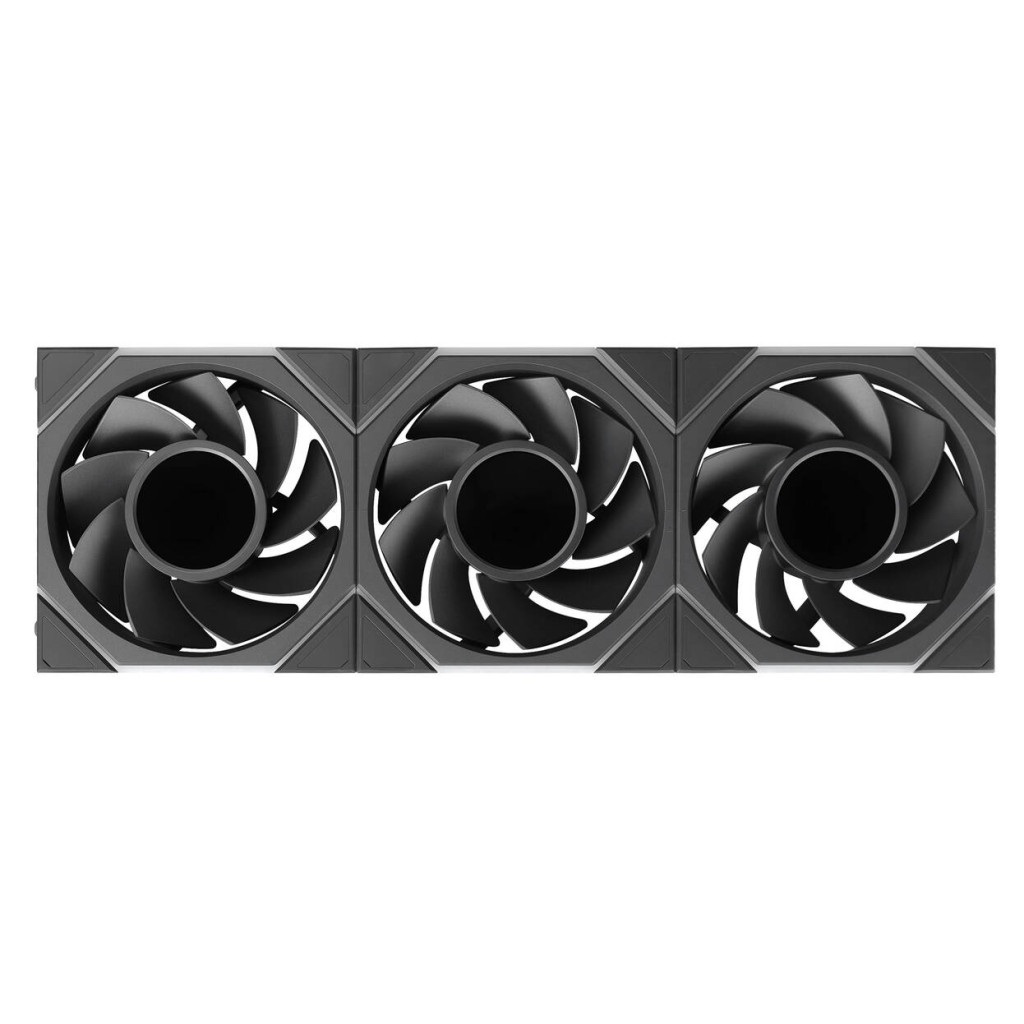 Lian Li UNI FAN TL LCD FLEX Wireless Fan, ARGB and LCD - Reverse Blade 120mm, black, 3-pack with controller