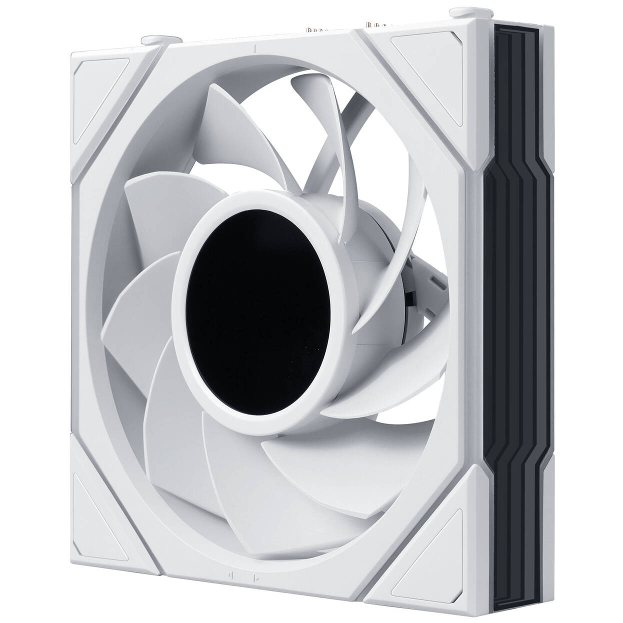 Lian Li UNI FAN TL LCD FLEX Wireless Fan, ARGB and LCD - Reverse Blade 120mm, white, 3-pack with controller