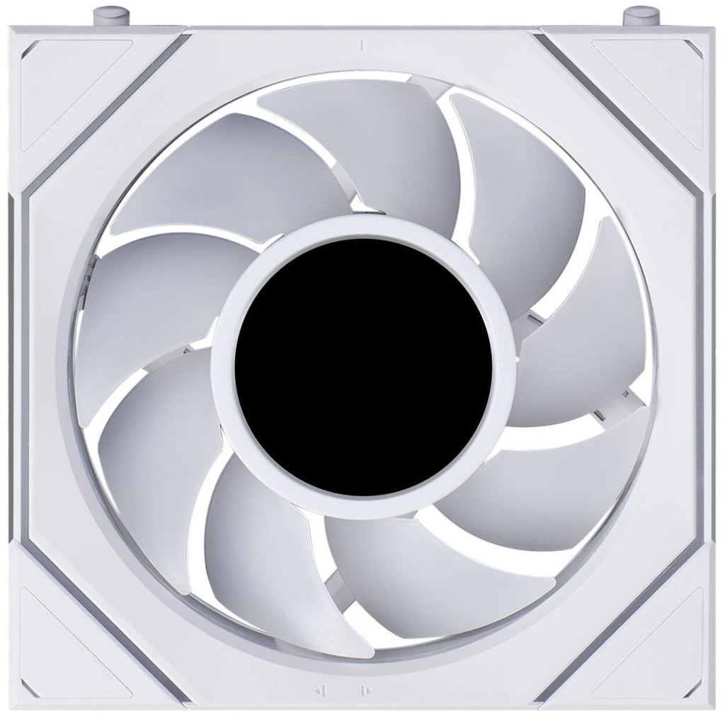Lian Li UNI FAN SL-INF LCD FLEX Wireless Fan, ARGB and LCD - 120mm, white