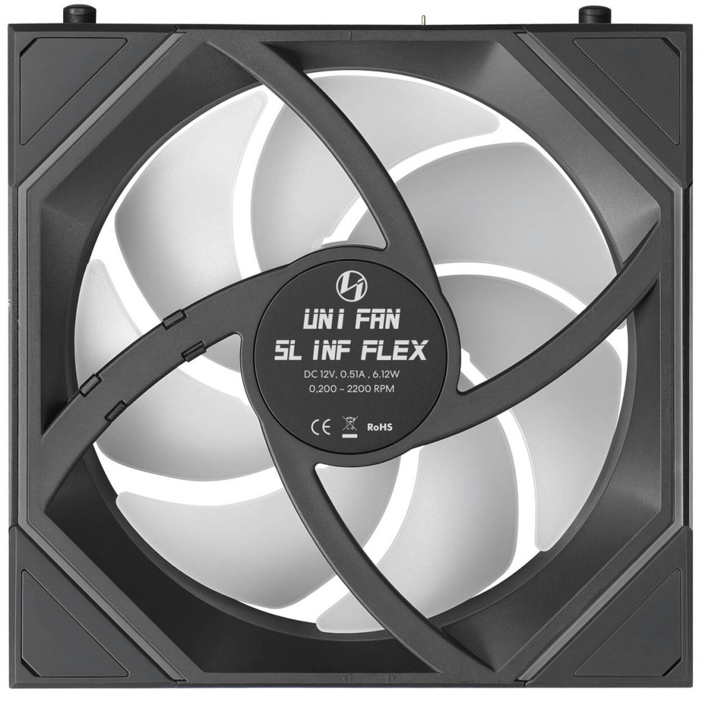 Lian Li UNI FAN SL-INF FLEX Wireless Fan, ARGB - 120mm, black, 3-pack with controller