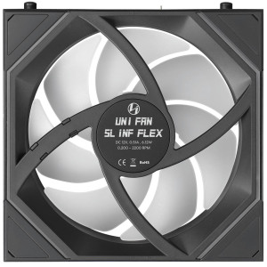 Lian Li UNI FAN SL-INF FLEX Wireless Fan, ARGB - 120mm, black, 3-pack with controller