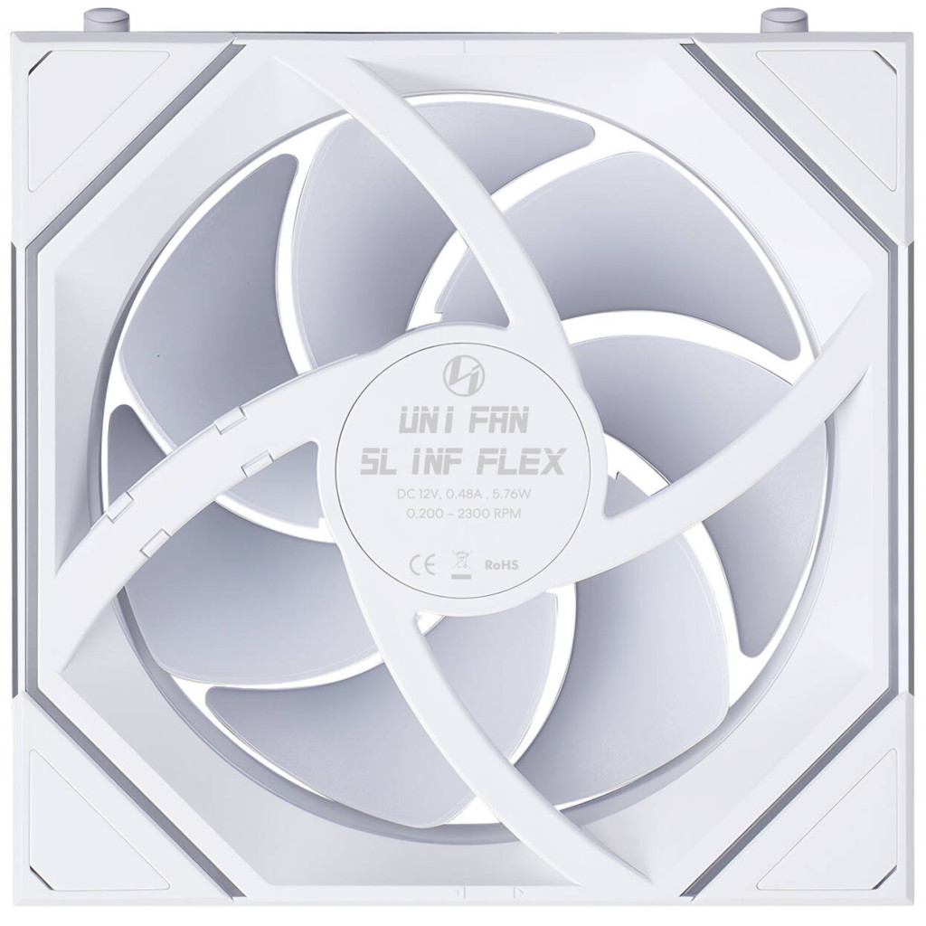 Lian Li UNI FAN SL-INF FLEX Wireless Fan, ARGB - 120mm, white, 3-pack with controller