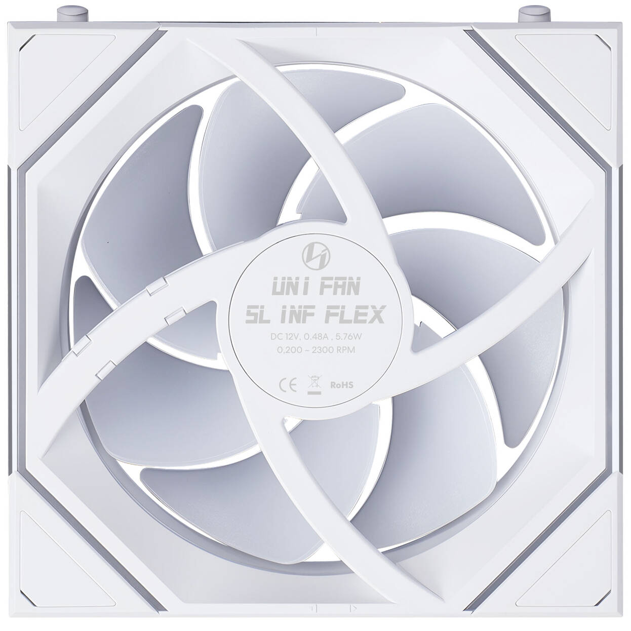 Lian Li UNI FAN SL-INF FLEX Wireless Fan, ARGB - 120mm, white, 3-pack with controller