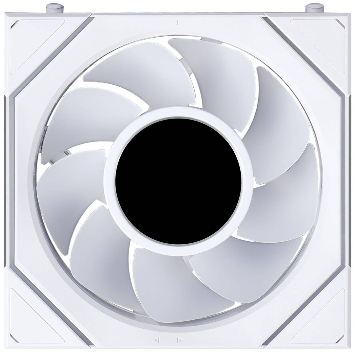 Lian Li UNI FAN SL-INF LCD FLEX Wireless Fan, ARGB and LCD - Reverse Blade, 120mm, white, 3-pack with controller