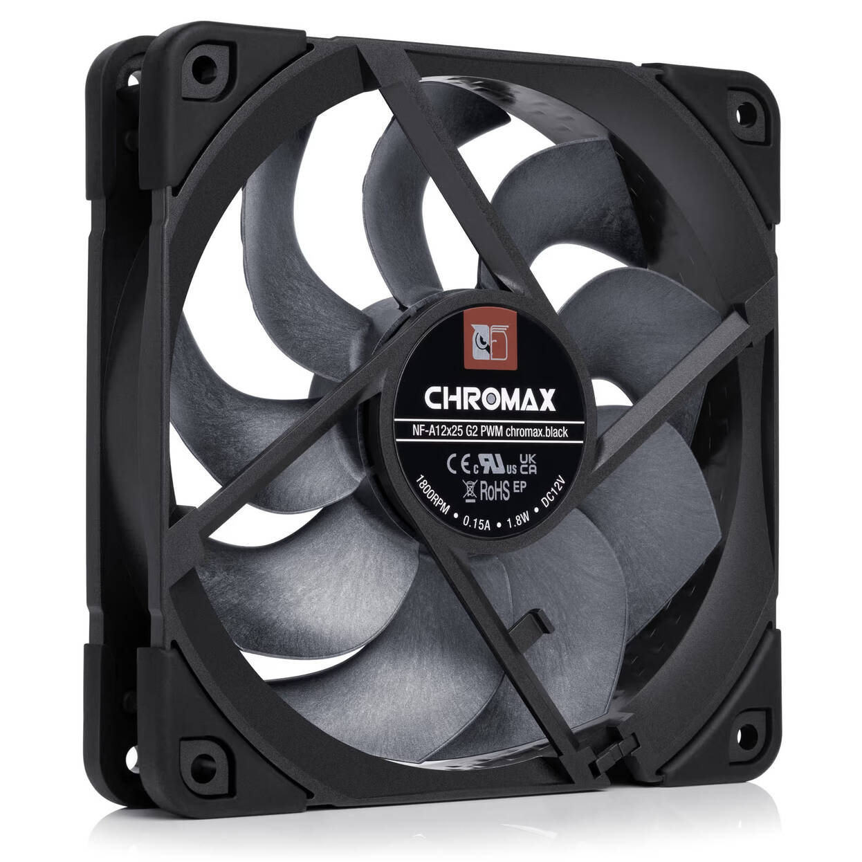 NOCTUA NF-A12x25 G2 PWM Fan - 120mm, chromax/black : image 3