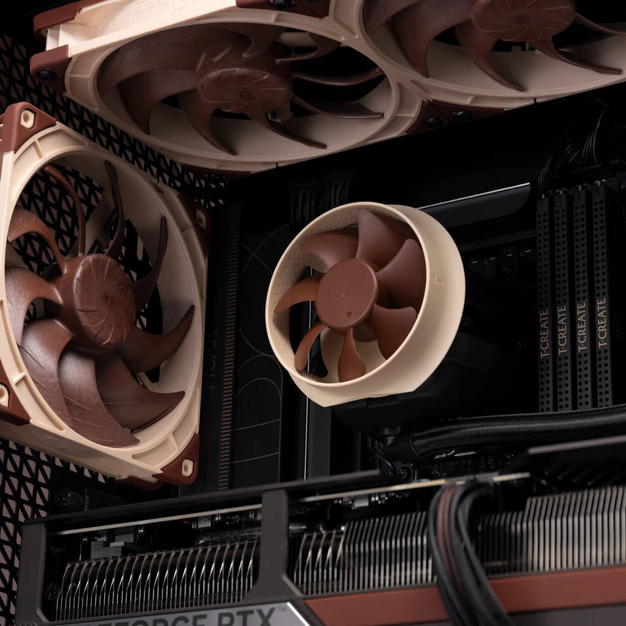Noctua NL-ACF1 AiO Additional Fan - 80mm, brown/white : image 6