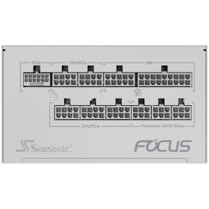 Seasonic Focus GX 80 PLUS Gold Power Supply, modular, PCIe 5.1 - 850 Watts, white : image 6