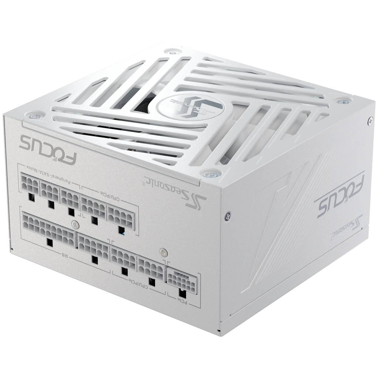 Seasonic Focus GX 80 PLUS Gold Power Supply, modular, PCIe 5.1 - 750 Watts, white : image 3