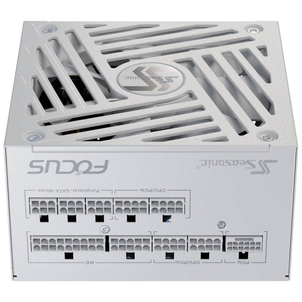 Seasonic Focus GX 80 PLUS Gold Power Supply, modular, PCIe 5.1 - 750 Watts, white : image 4