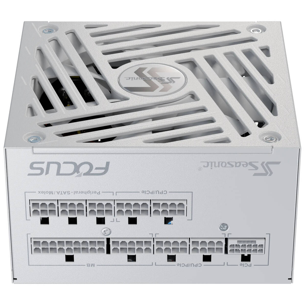 Seasonic Focus GX 80 PLUS Gold Power Supply, modular, PCIe 5.1 - 750 Watts, white : image 4