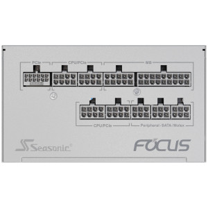 Seasonic Focus GX 80 PLUS Gold Power Supply, modular, PCIe 5.1 - 750 Watts, white : image 6