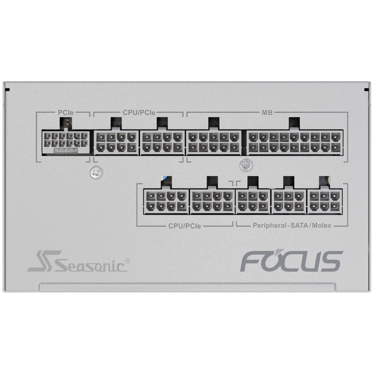 Seasonic Focus GX 80 PLUS Gold Power Supply, modular, PCIe 5.1 - 750 Watts, white : image 6