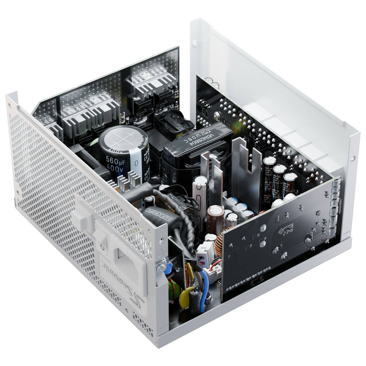 Seasonic Focus GX 80 PLUS Gold Power Supply, modular, PCIe 5.1 - 750 Watts, white : image 9