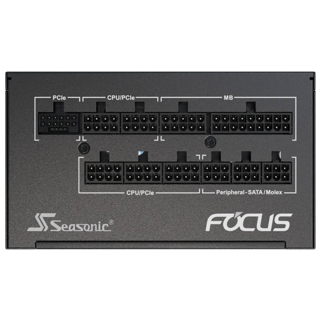 Seasonic Focus GX 80 PLUS Gold power supply, modular - 850 watts, black : image 7
