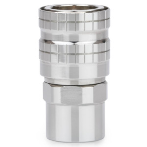 Thermal Grizzly DeltaMate Quick Disconnect Female - F, Gloss Nickel