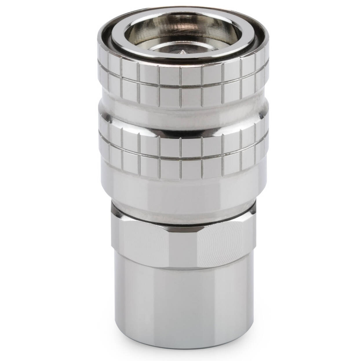 Thermal Grizzly DeltaMate Quick Disconnect Female - F, Gloss Nickel