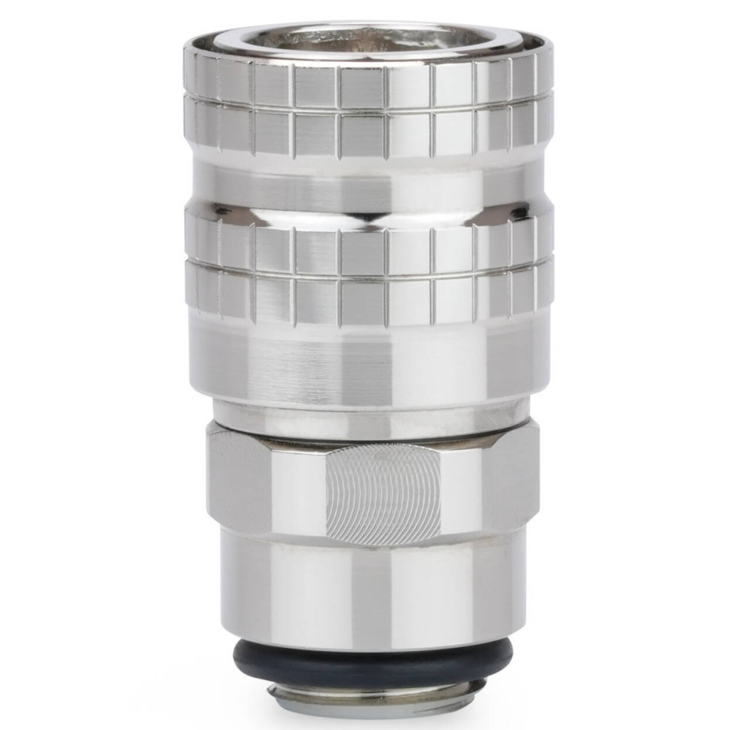 Thermal Grizzly DeltaMate Quick Disconnect Female - M, Gloss Nickel