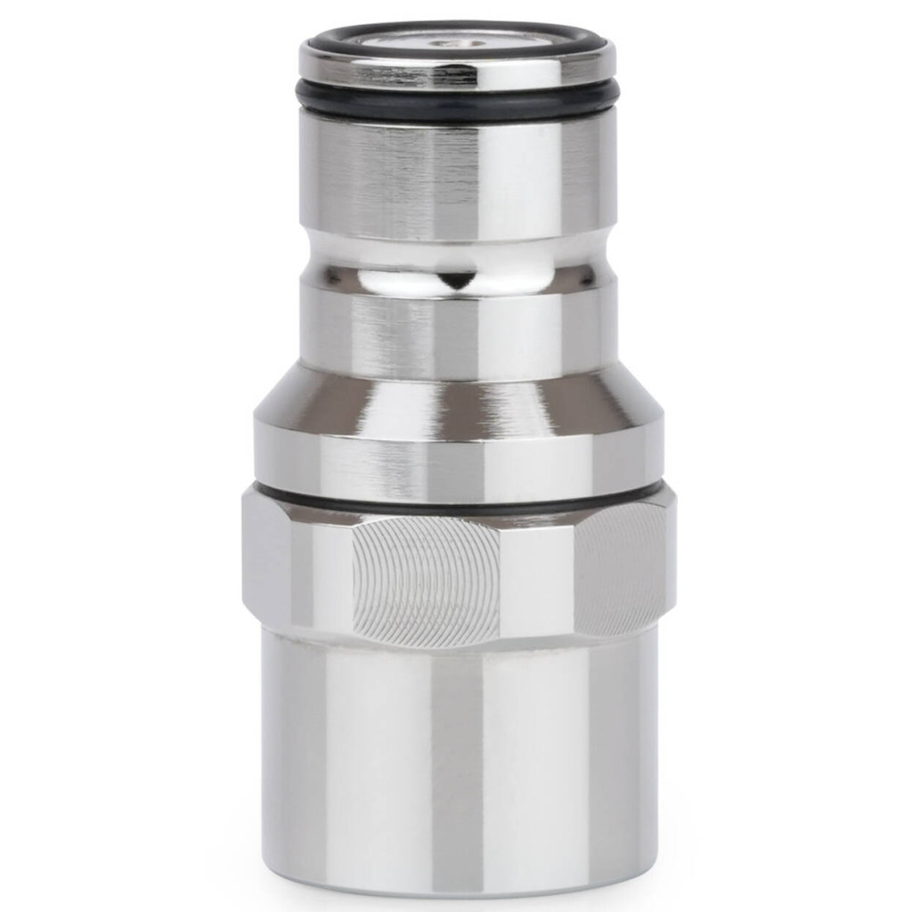 Thermal Grizzly DeltaMate Quick Disconnect Male - F, Gloss Nickel