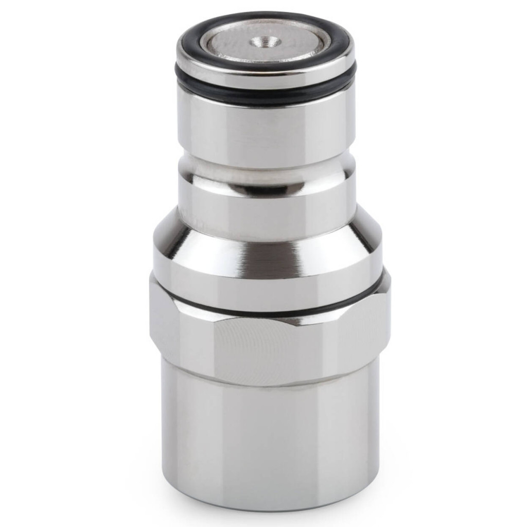Thermal Grizzly DeltaMate Quick Disconnect Male - F, Gloss Nickel