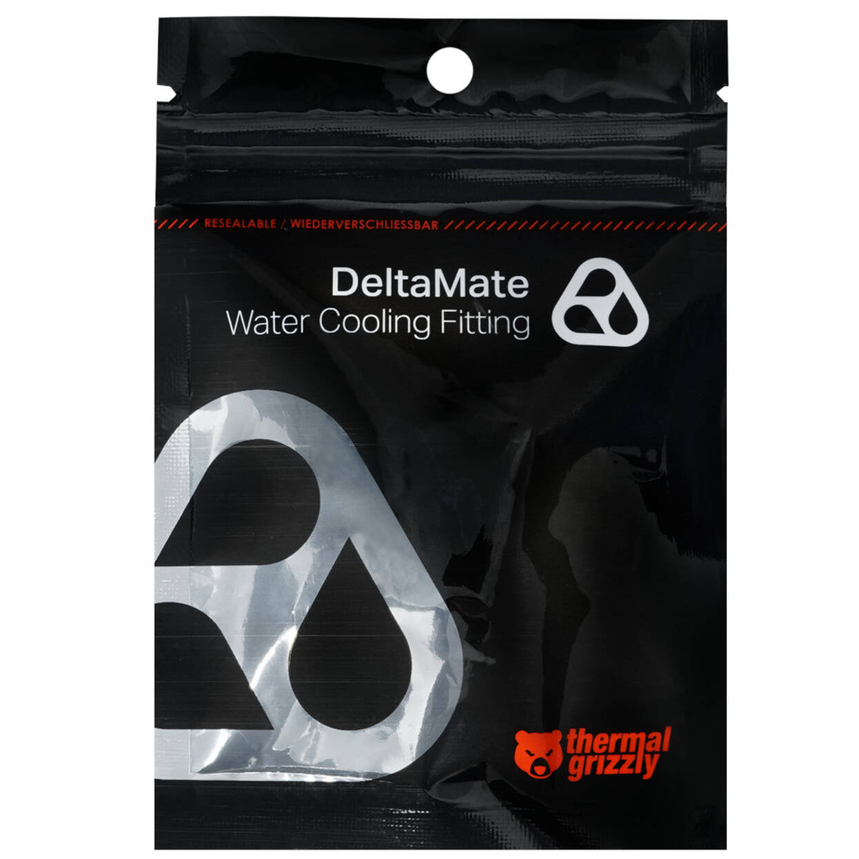 Thermal Grizzly DeltaMate Quick Disconnect Female - F, Matt Nickel : image 3