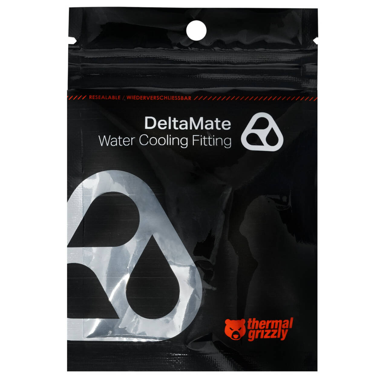 Thermal Grizzly DeltaMate Quick Disconnect Female - M, Matt Nickel