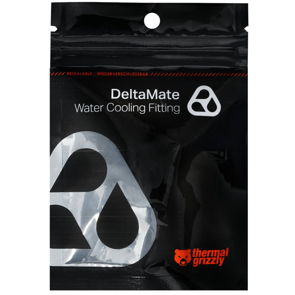 Thermal Grizzly DeltaMate Quick Disconnect Female - F, black