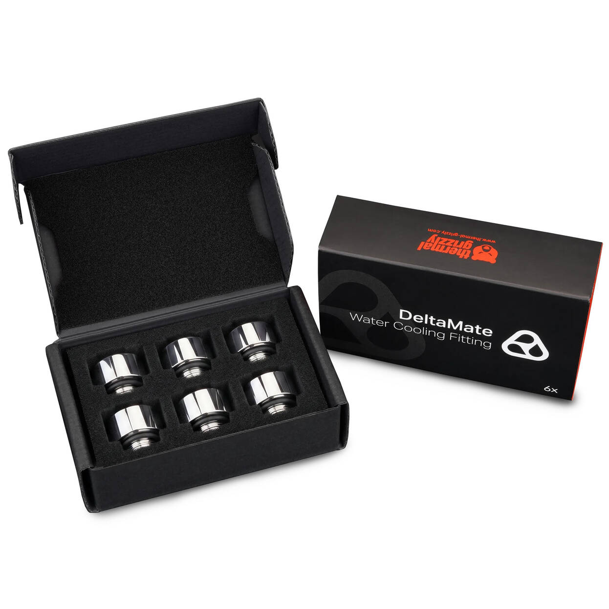 Thermal Grizzly DeltaMate Extender - MF10, Gloss Nickel, 6-Pack : image 7