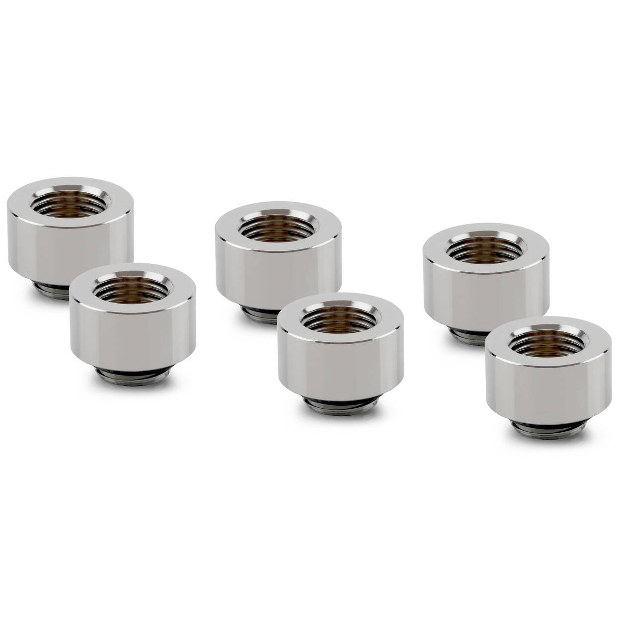 Thermal Grizzly DeltaMate Extender - MF10, Gloss Nickel, 6-Pack : image 1