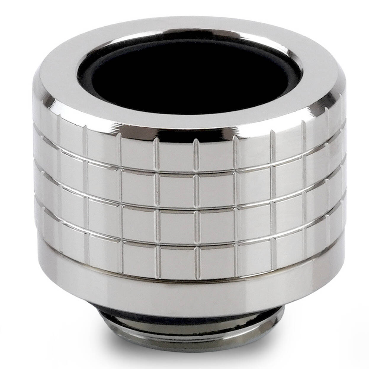 Thermal Grizzly DeltaMate Compression Fitting, Brass - Gloss Nickel, HT14 : image 1