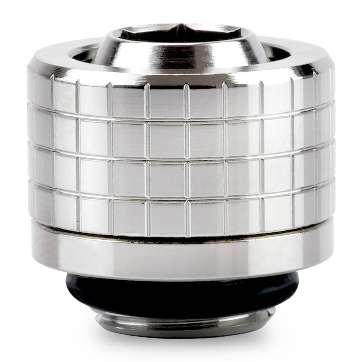 Thermal Grizzly DeltaMate Compression Fitting, Brass - Gloss Nickel, ST13 : image 2