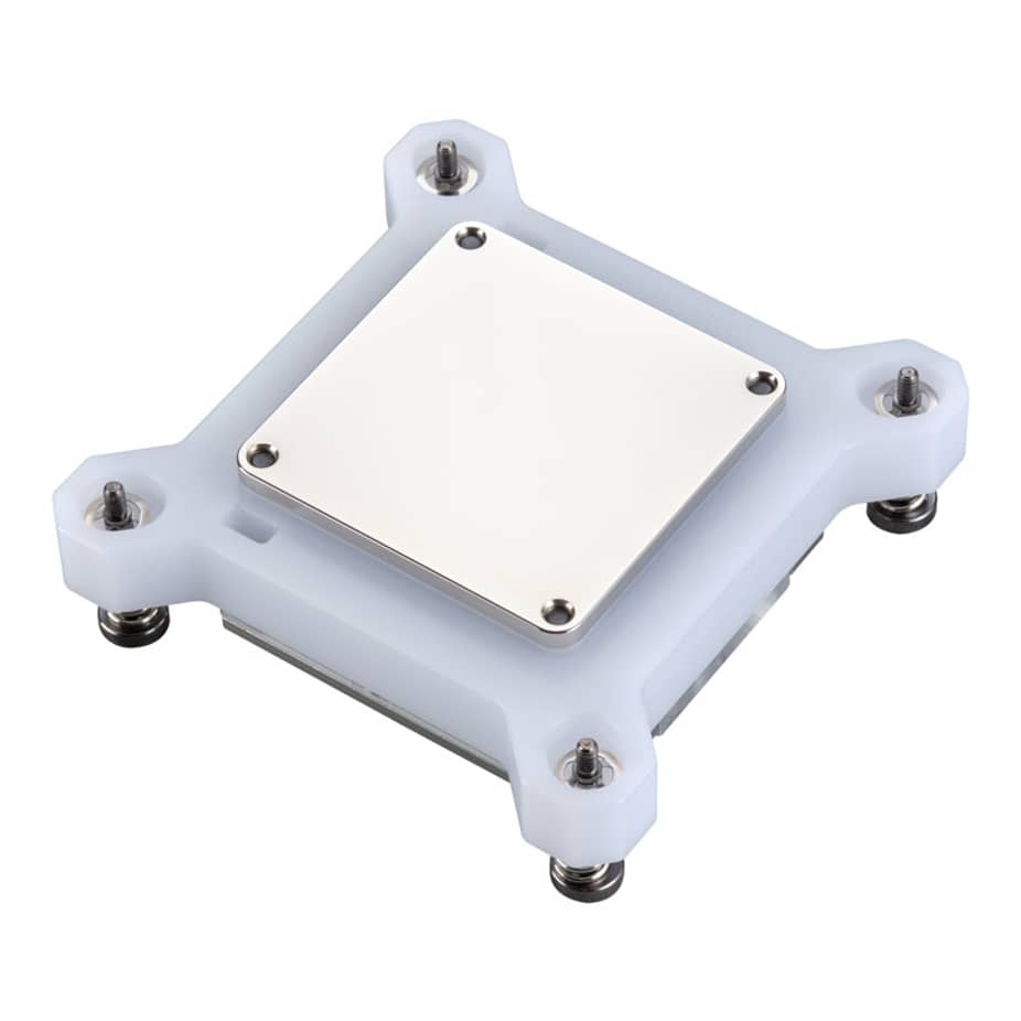 Phanteks Glacier C370I Intel CPU Water Block Acrylic Cover RGB LED - White