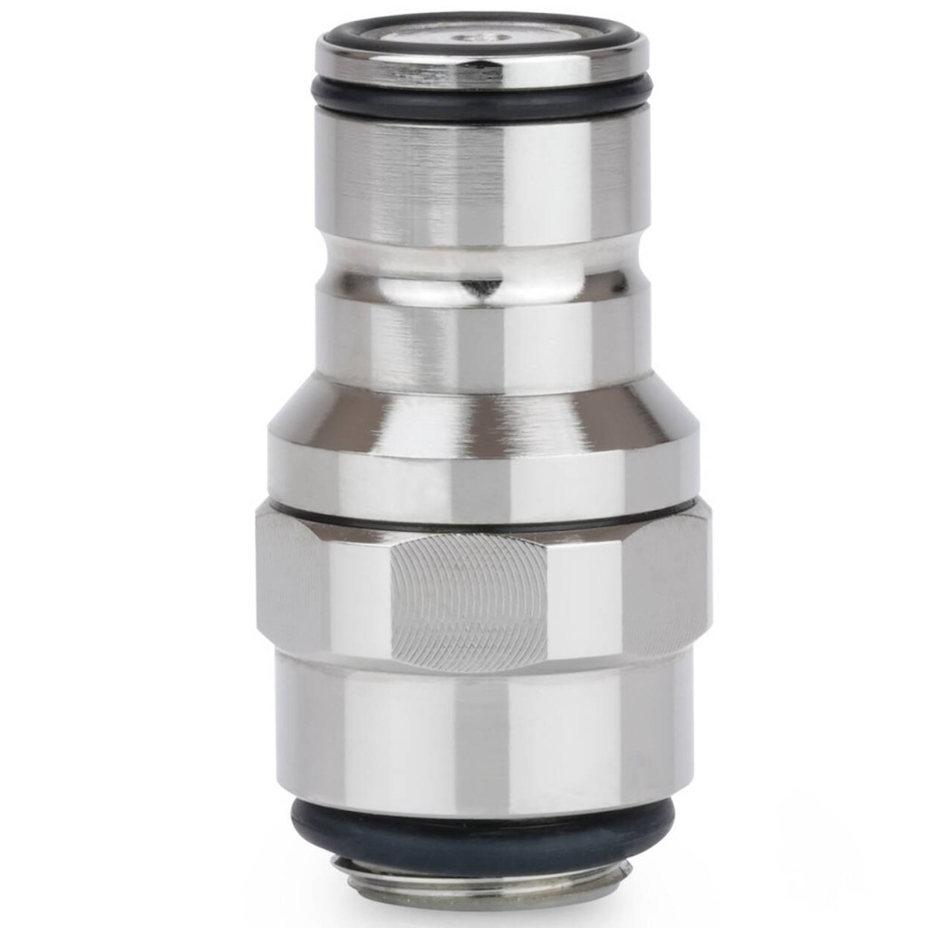 Thermal Grizzly DeltaMate Quick Disconnect Male - M, Gloss Nickel