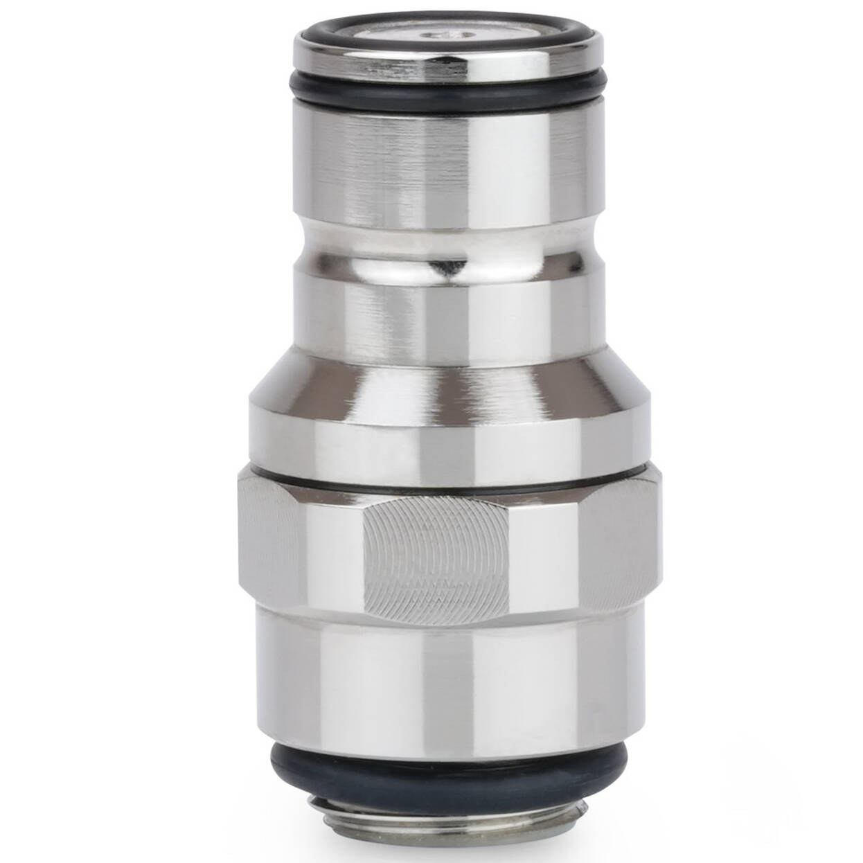 Thermal Grizzly DeltaMate Quick Disconnect Male - M, Gloss Nickel