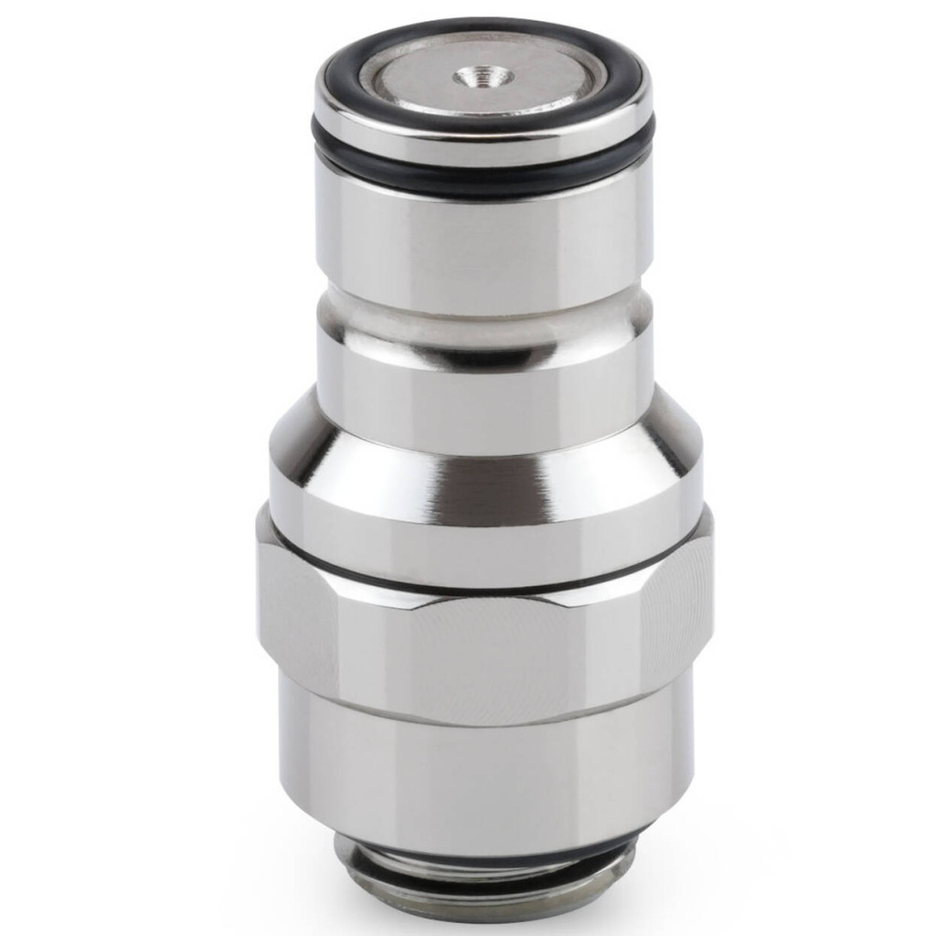 Thermal Grizzly DeltaMate Quick Disconnect Male - M, Gloss Nickel