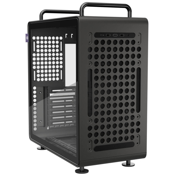 Cooler Master QUBE 540 PC Case, Mid Tower, E-ATX, Tempered Glass – Stardust Iron