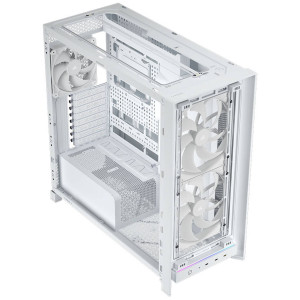 Corsair FRAME 5000D Wood RS PC Case, Mid-Tower, E-ATX, Tempered Glass - including 3x fans, white, wood : image 11
