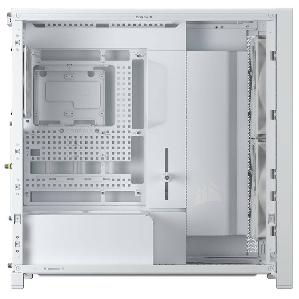 Corsair FRAME 5000D Wood RS PC Case, Mid-Tower, E-ATX, Tempered Glass - including 3x fans, white, wood : image 8