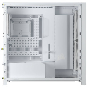 Corsair FRAME 5000D Wood RS PC Case, Mid-Tower, E-ATX, Tempered Glass - including 3x fans, white, wood : image 8