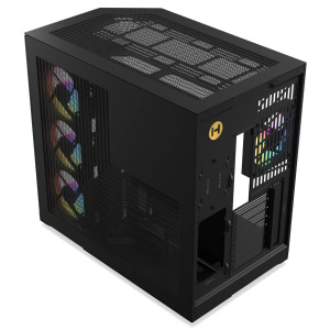 HYTE Y50 Midi Tower - Pitch Black : image 7