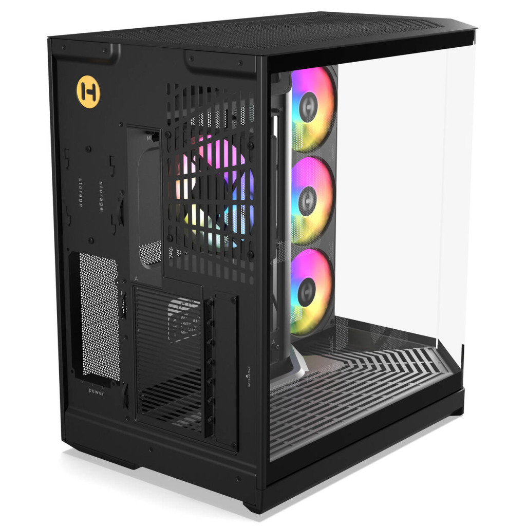 HYTE Y50 Midi Tower - Pitch Black : image 8