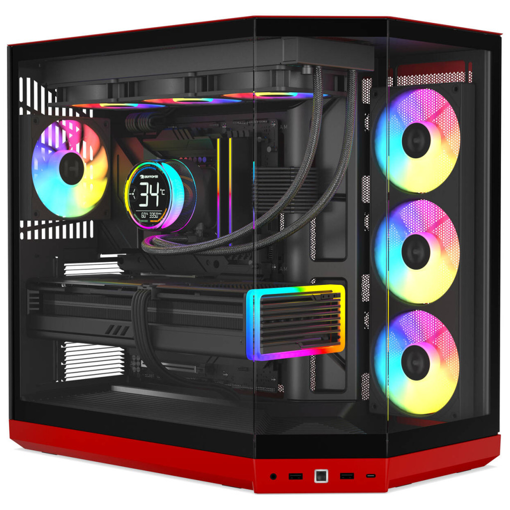 HYTE Y50 Midi Tower - Black Cherry : image 2