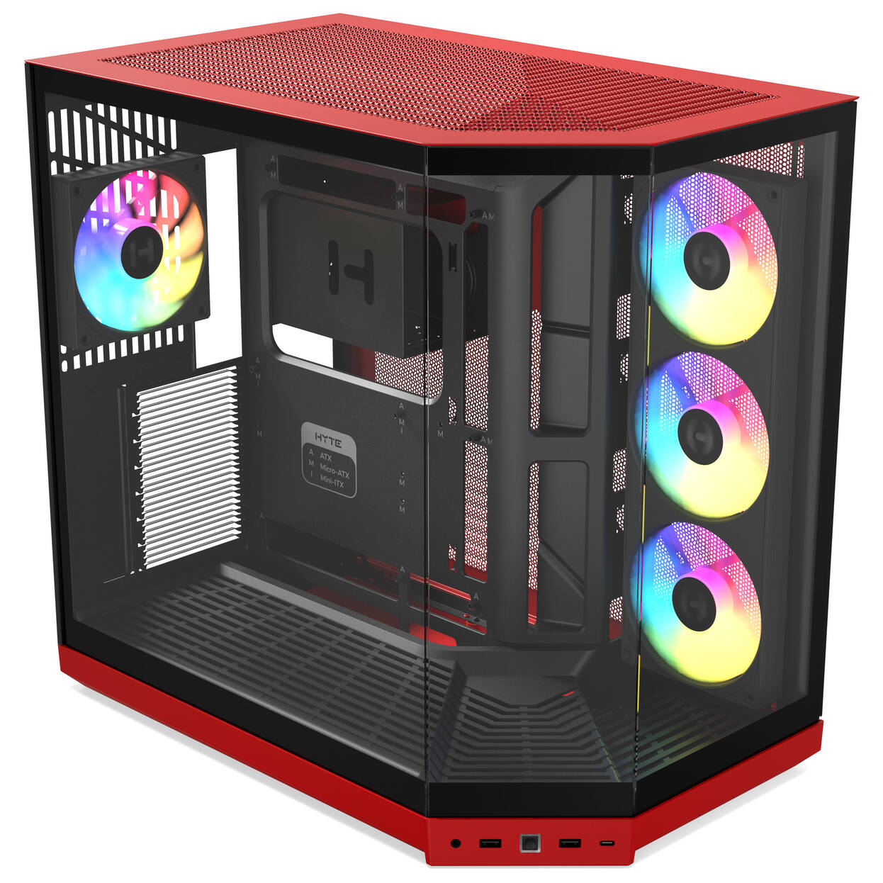 HYTE Y50 Midi Tower - Black Cherry : image 3