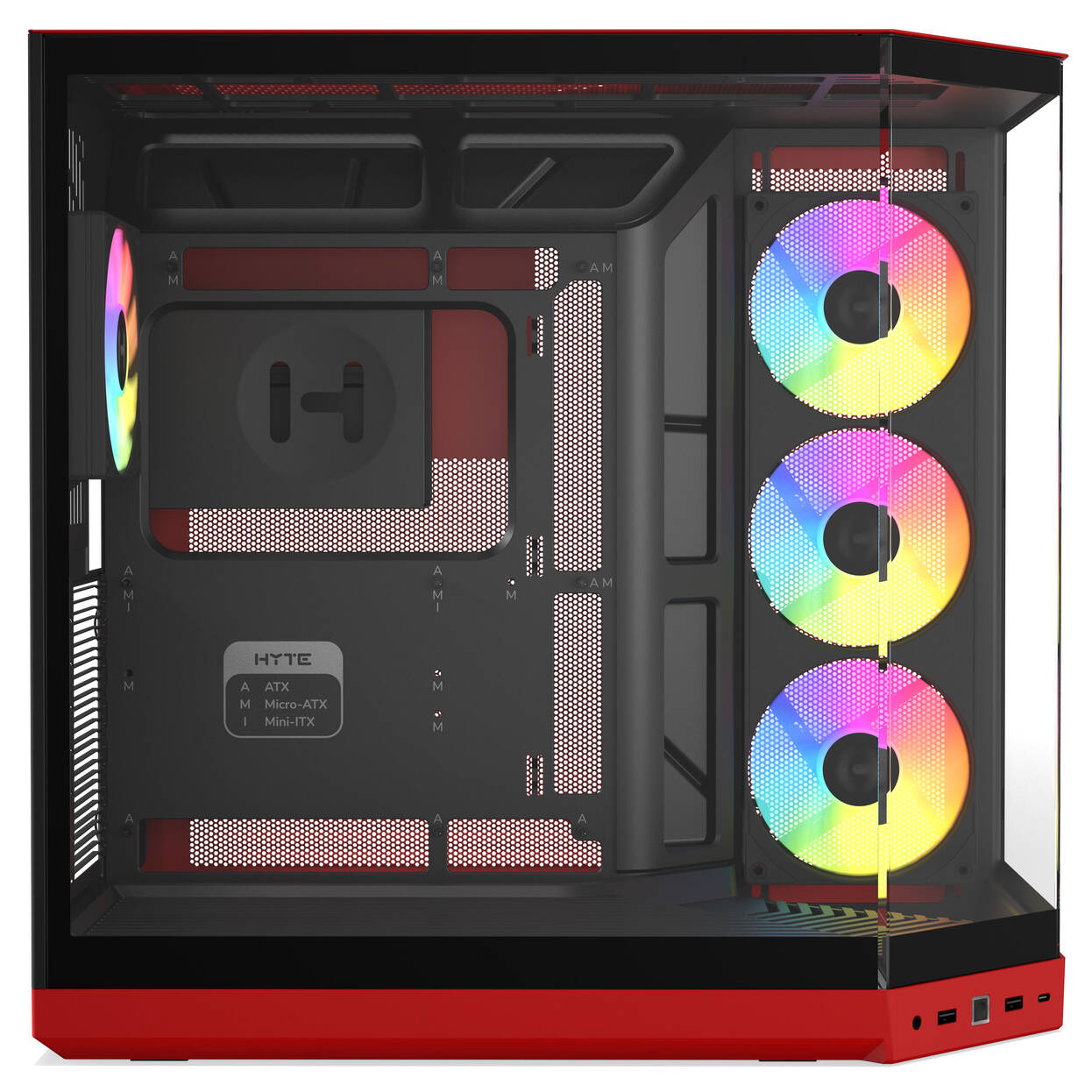 HYTE Y50 Midi Tower - Black Cherry : image 5